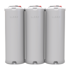 Ємність-модуль 3000 л вузька вертикальна біла  