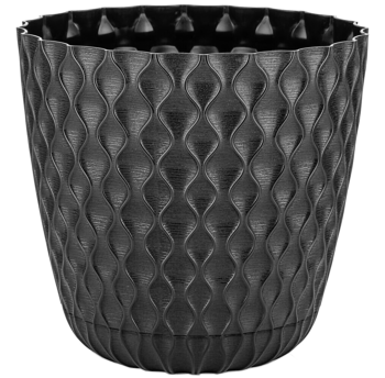 Горшок для цветов Venus 4,7 л черный