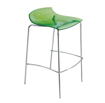 Стілець барний Papatya X-Treme BSS прозоро-зелений
