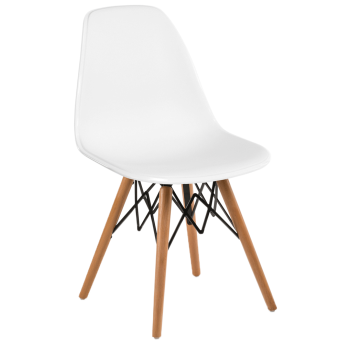 Стул Tilia Eos-V ножки буковые белая слоновая кость - белая слоновая кость 