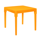 Стол детский квадратный светло-оранжевый