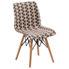Стілець Tilia Laser-V ніжки букові, сидіння з тканиною ARTNUVO 46094 - V5