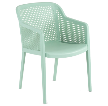 Кресло Tilia Octa серо-зеленое