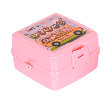 Ланч - бокс розовый Irak Plastik																					