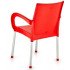 Крісло Irak Plastik Sumela алюмінієві ніжки червоний