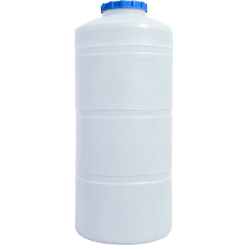 Бочка 750 л узкая вертикальная ВО ПБ белая