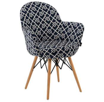 Кресло Tilia Gora-V ножки буковые, сиденье с тканью ARTCLASS 805