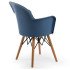 Кресло Tilia Gora-V ножки буковые синий джинс
