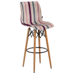 Стул барный Tilia Laser-V ножки буковые, сиденье с тканью ARTCLASS 903