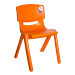 Стілець дитячий Irak Plastik Jumbo №2 помаранчевий Стілець дитячий Irak Plastik Jumbo №2 помаранчевий