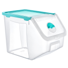 Контейнер 14 л для хранения пищевых продуктов бирюзовый