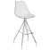 Стул барный Tilia Eos-X ножки металлические хромированные кофейный - белая слоновая кость