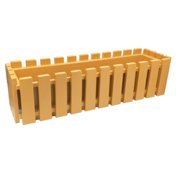 Горщик для квітів балконний Akasya 9 л коричневий