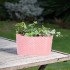 Горшок для цветов балконный с дренажем Kapadokya 4,7 л светло-розовый