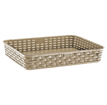 Корзина под ротанг 5,5 л кремовая