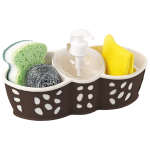 Органайзер для ванної та кухні Planet Stone коричнево-кремовий Органайзер для ванної та кухні Planet Stone коричнево-кремовий