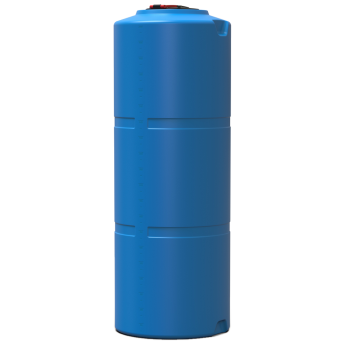 Ємність 2000 л вузька вертикальна кришка з клапаном синя Viger