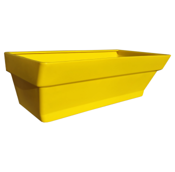 Грядка пластиковая 210 л жёлтая 