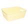 Кошик під ротанг c ручками 2,5 л жовтий