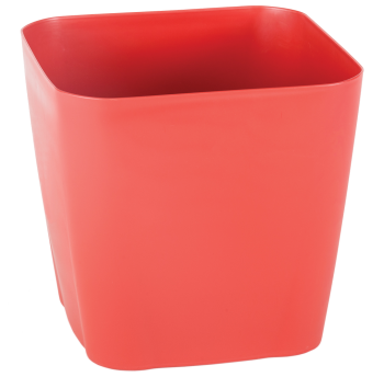 Горщик для квітів з дренажем Safir 0,8 л червоний