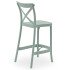Стілець барний Tilia Capri 65 см сіро-зелений