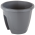 Горщик для квітів на перила Emerald 7,5 л антрацитовий 