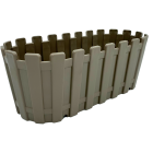 Горшок для цветов балконный Akasya 5,5 л серо-коричневый