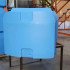 Емкость 500 л квадратная ХБП голубая
