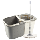 Набір для прибирання Planet Spin Mop Duo 19 л кремово-сірий