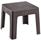 Стіл до шезлонга під ротанг 45x45 темно-коричневий Irak Plastik