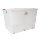 Контейнер на колесах Irak Plastik 60 л прозорий