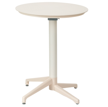 Стол с откидной столешницей Tilia Moon-S d70 см кремовий