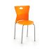 Стілець Irak Plastik Vega помаранчевий