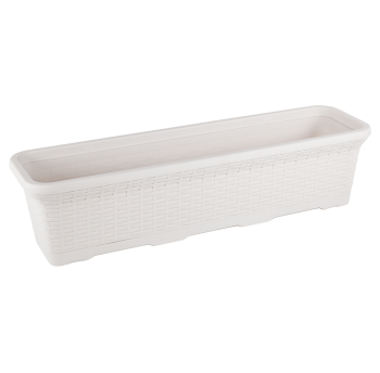 Горшок для цветов балконный Wire 16,5 л белый