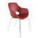 Крісло Papatya Opal червона цегла, база хром