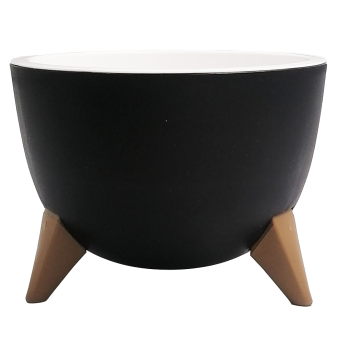 Горшок для цветов Ufo 2 л черный