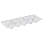 Форма для льоду силіконова біла