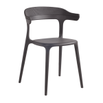 Крісло Papatya Luna-Stripe сіро-коричневе Крісло Papatya Luna-Stripe сіро-коричневе