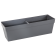 Горшок для цветов балконный Yali 10,8 л антрацитовый