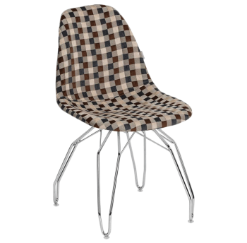 Стул Tilia Eos-M сиденье с тканью, ножки металлические хромированные ARTNUVO 46904 - V5