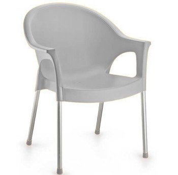 Крісло Irak Plastik Bergama сірий