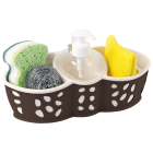 Органайзер для ванної та кухні Planet Stone коричнево-кремовий