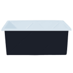 Контейнер 1500 л промисловий двошаровий чорний Контейнер 1500 л промисловий двошаровий чорний