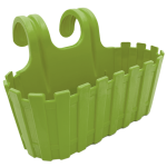 Горщик для квітів балконний підвісний Akasya 3,5 л зелений