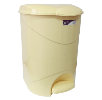 Ведро для мусора с педалью Irak Plastik Bella №3 30л желтый