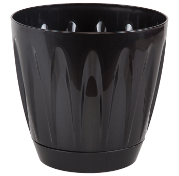 Горшок для цветов Daisy 1,5 л черный
