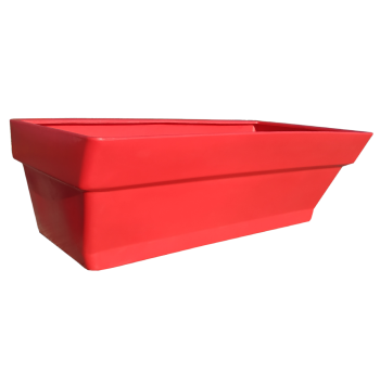 Грядка пластиковая 210 л красная 