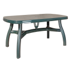 Стол овальный Irak Plastik King 90x150 зеленый