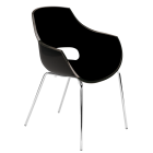 Крісло Papatya Opal чорний