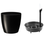 Горшок для цветов с автоматическим поливом Ruby 66 л черный